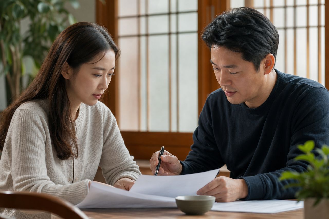 카카오톡 송금 후 잠수 탄 지인, 사기죄로 고소 가능할까? 관련 전문가 상담·서류 검토 장면