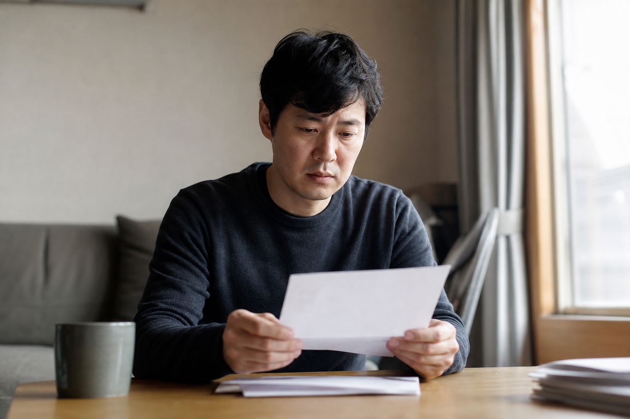 전세사기 피해자인데 고소장은 어떻게 써야 하나요? 관련 상황을 보여주는 이미지 — 서류를 검토하는 모습