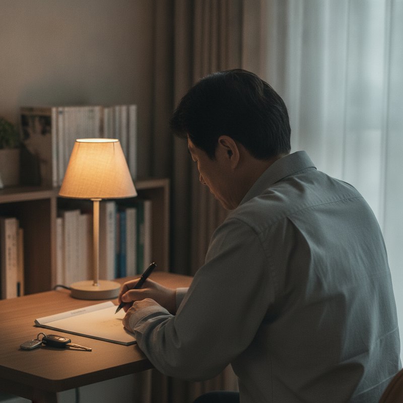 대응을 준비하며 기록하는 모습 — 이해를 돕기 위한 연출 이미지